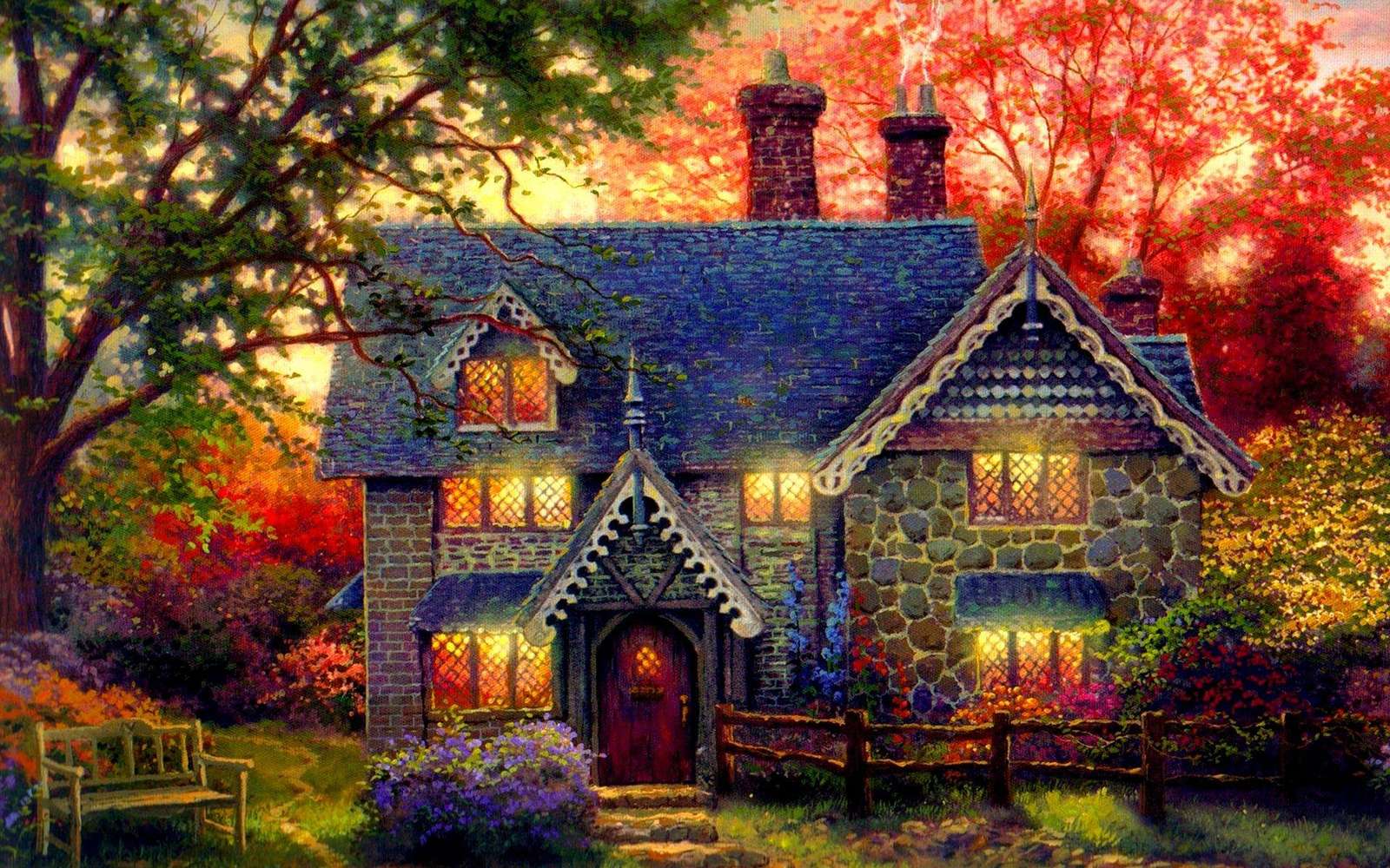 ~Kolory jesieni w odcieniach~ puzzle online