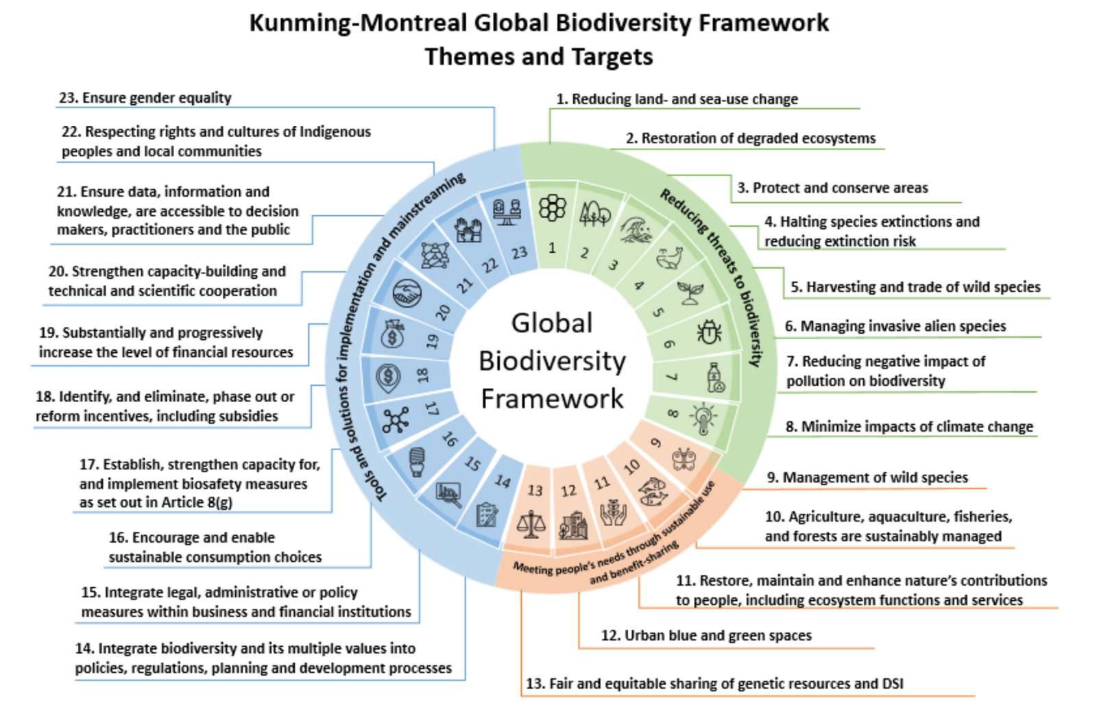 Globalne ramy różnorodności biologicznej puzzle online