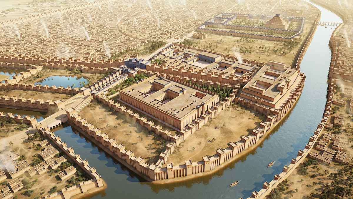 Miasto Babilon puzzle online ze zdjęcia
