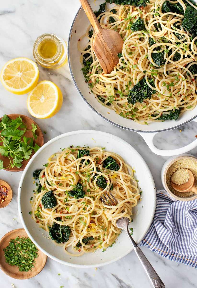 Spaghetti aglio e olio puzzle online ze zdjęcia