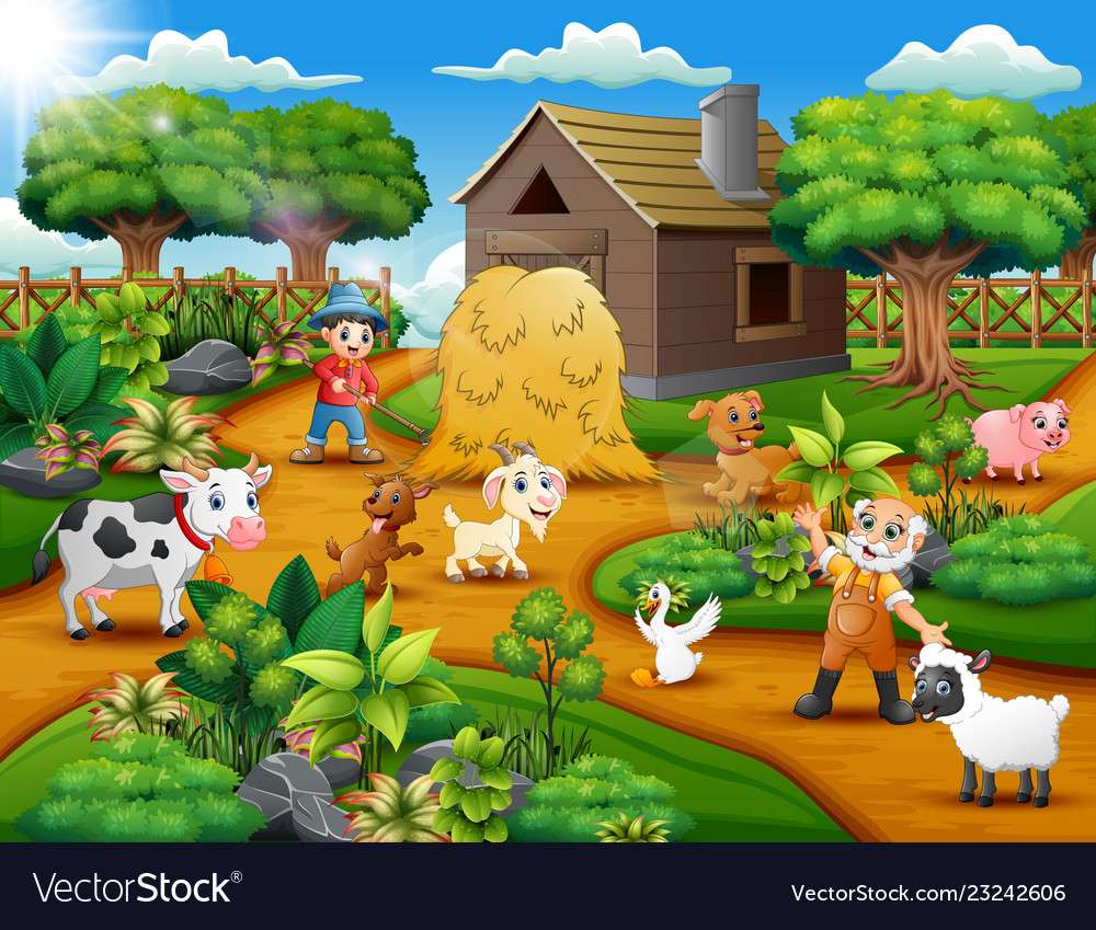 farma zwierząt puzzle online