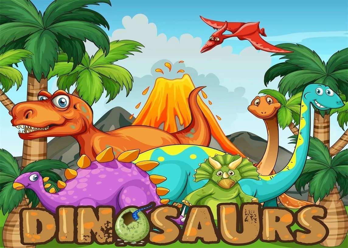 dinozaury puzzle online