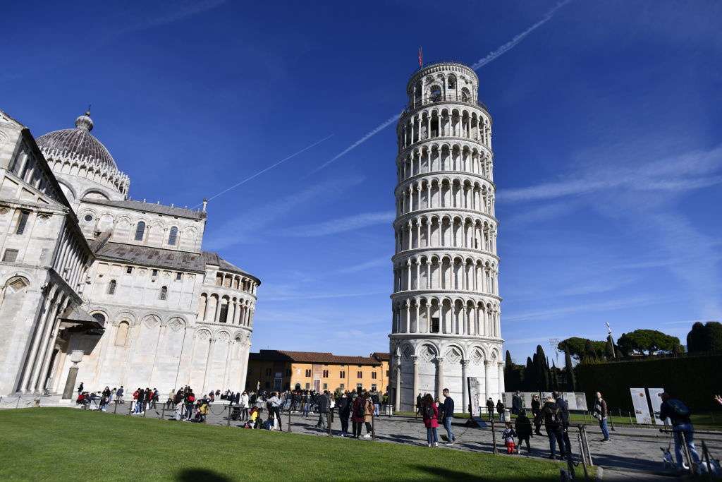 krzywa wieża w Pizie puzzle online ze zdjęcia