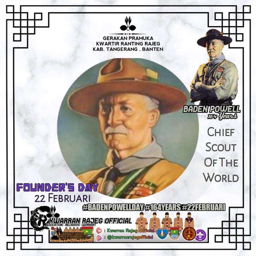 Baden Powell puzzle online ze zdjęcia