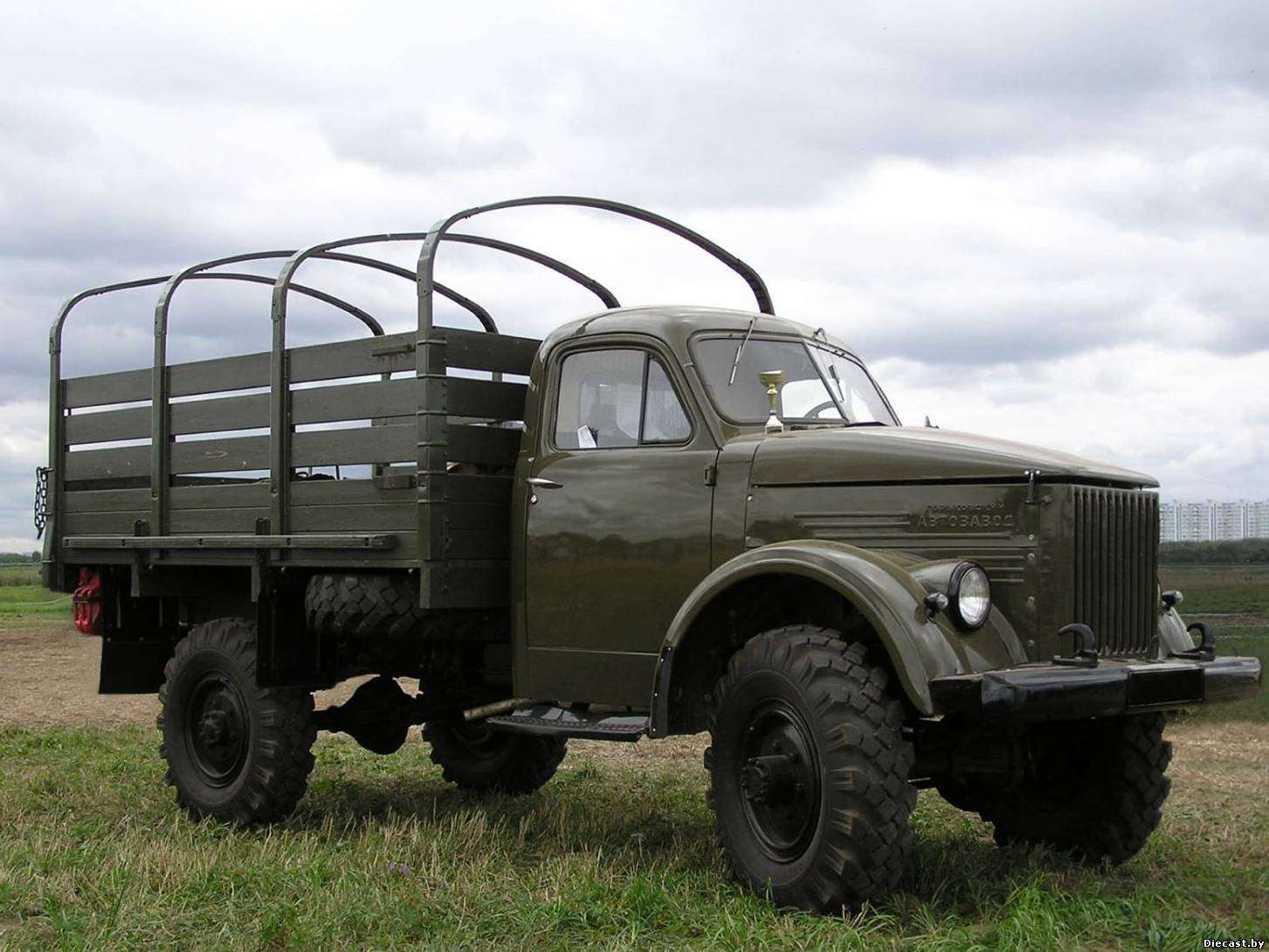 Ciężarówka GAZ-63 puzzle online ze zdjęcia