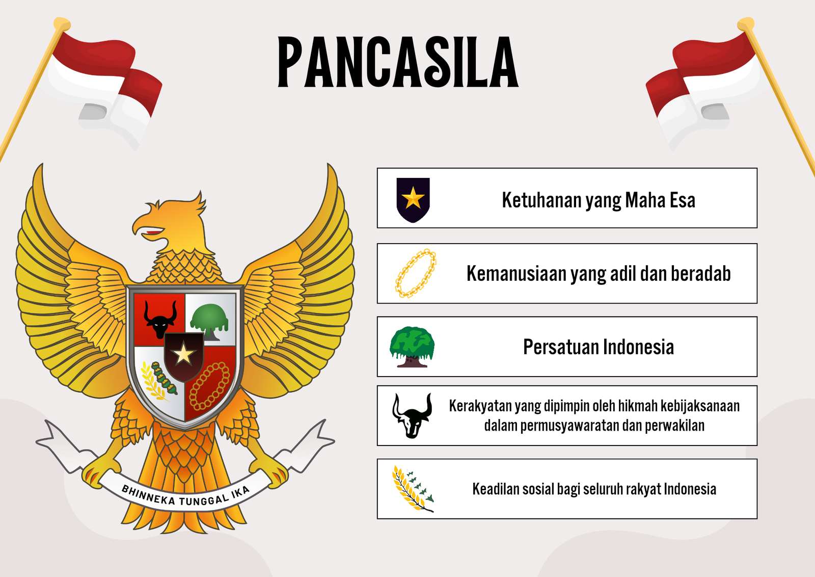Pancasila. puzzle online ze zdjęcia