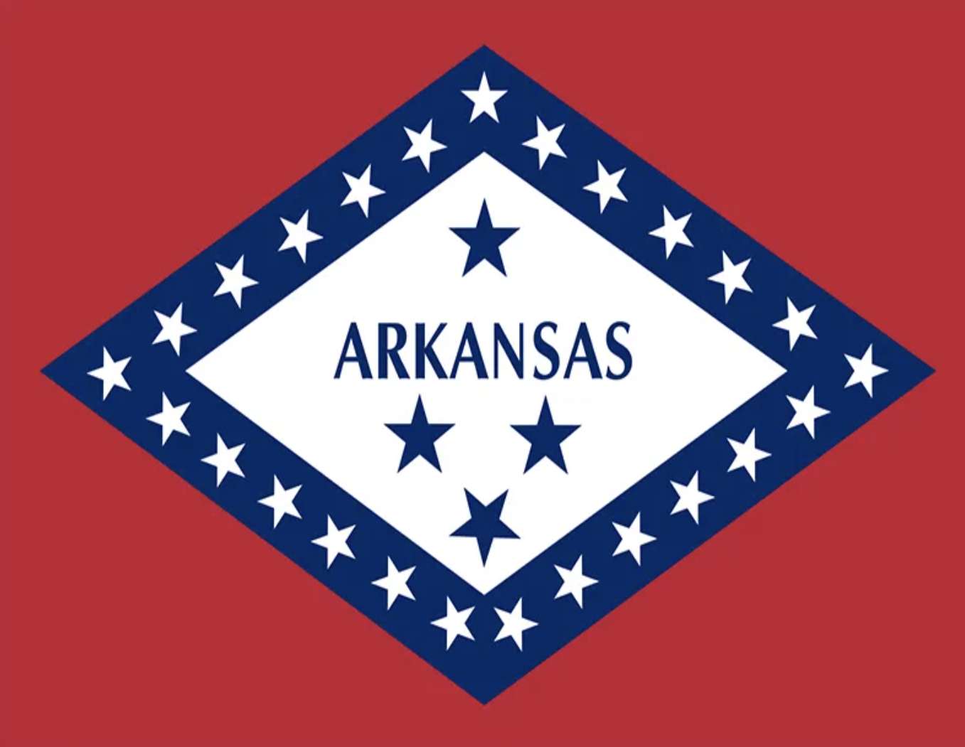 Flaga Arkansas puzzle online