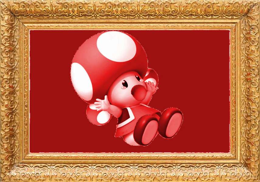 Toadette uwięziona w ramce puzzle online ze zdjęcia