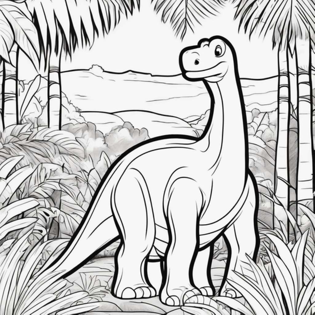 Dinozaur w dżungli puzzle online
