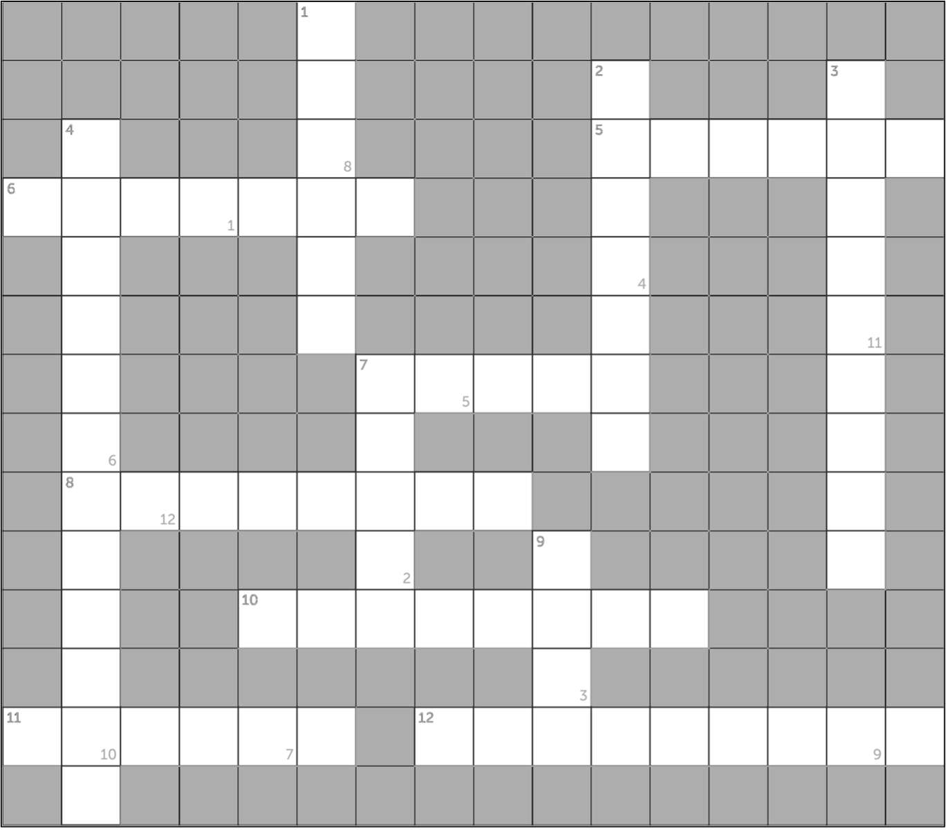 Krzyżówka puzzle online