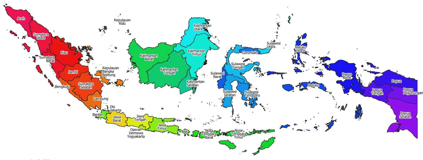 Indonezja puzzle online