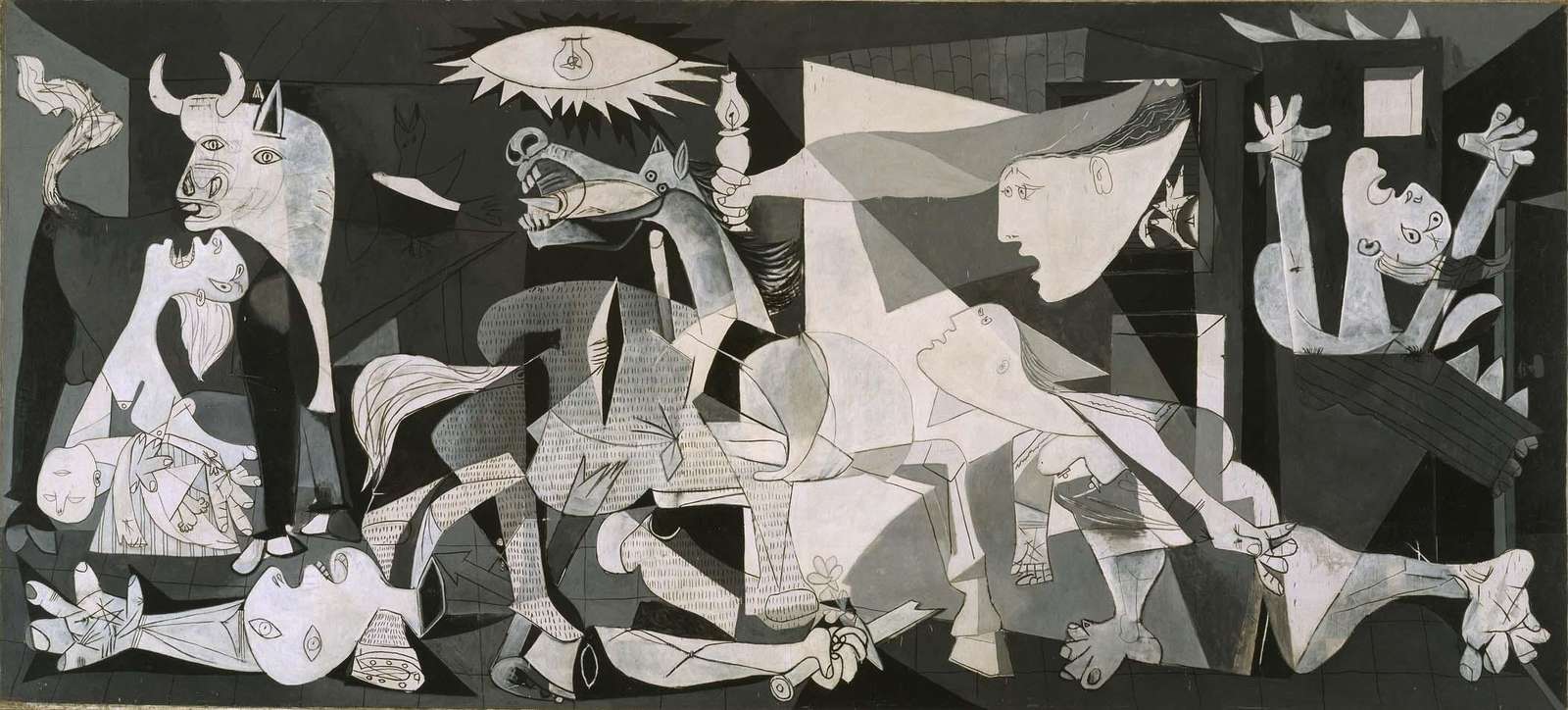 Picasso-Guernica puzzle online ze zdjęcia