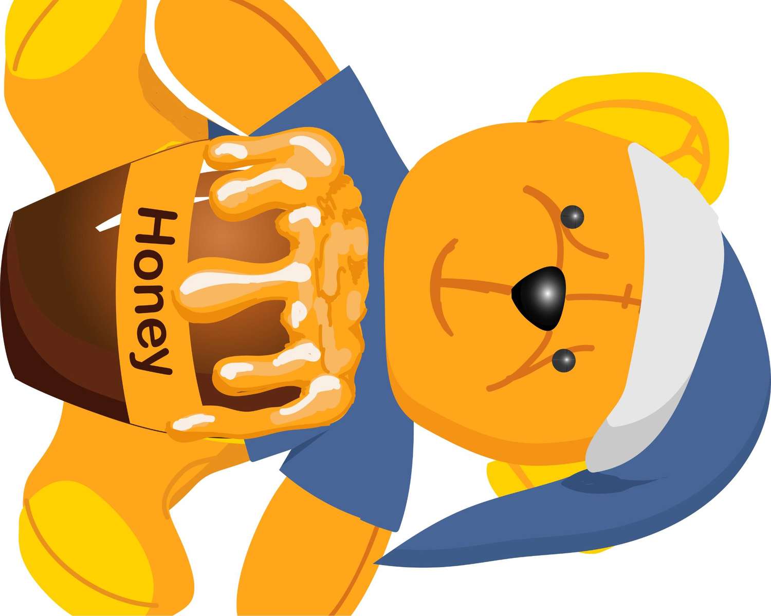 miś honey puzzle online