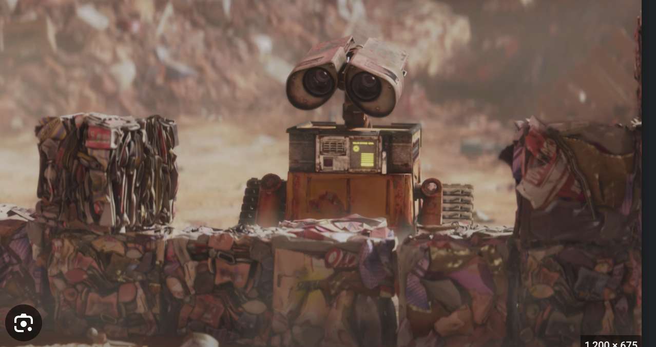 Zanieczyszczenie Wall-E puzzle online