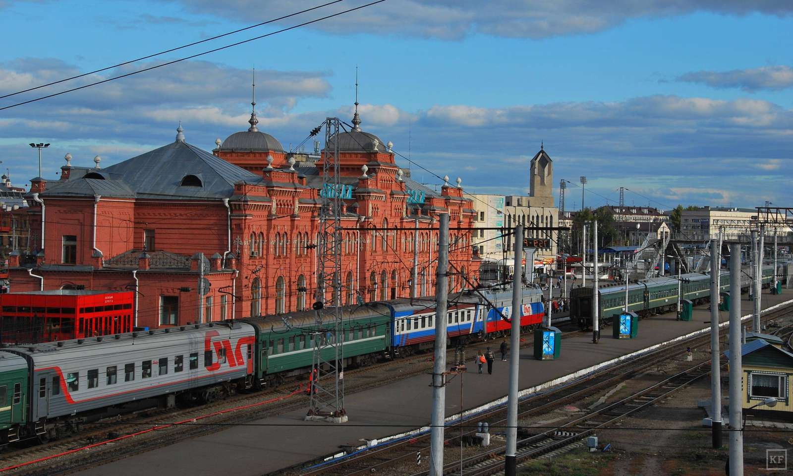 Stacja kolejowa Kolei Rosyjskich puzzle online