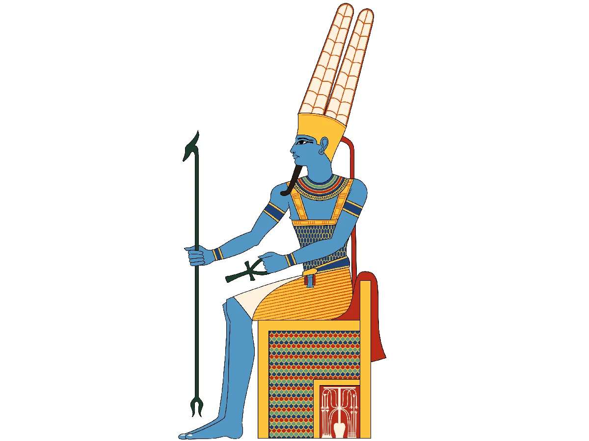 Bogowie egipscy puzzle online ze zdjęcia