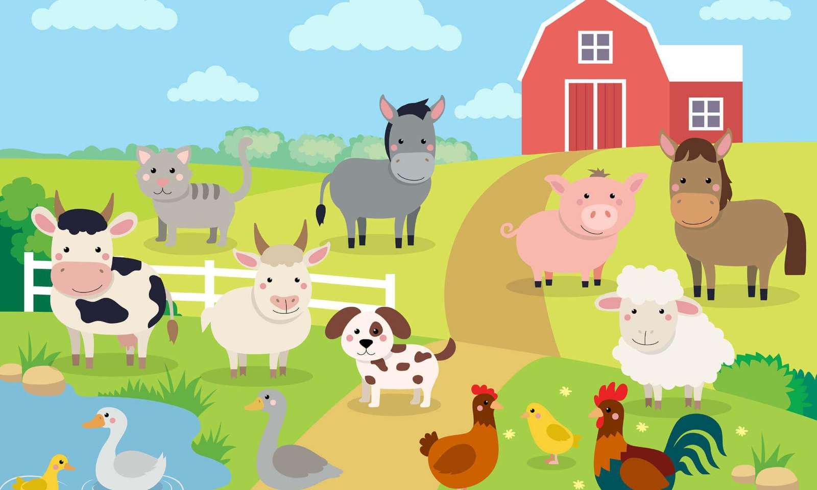 Farm Animals puzzle online