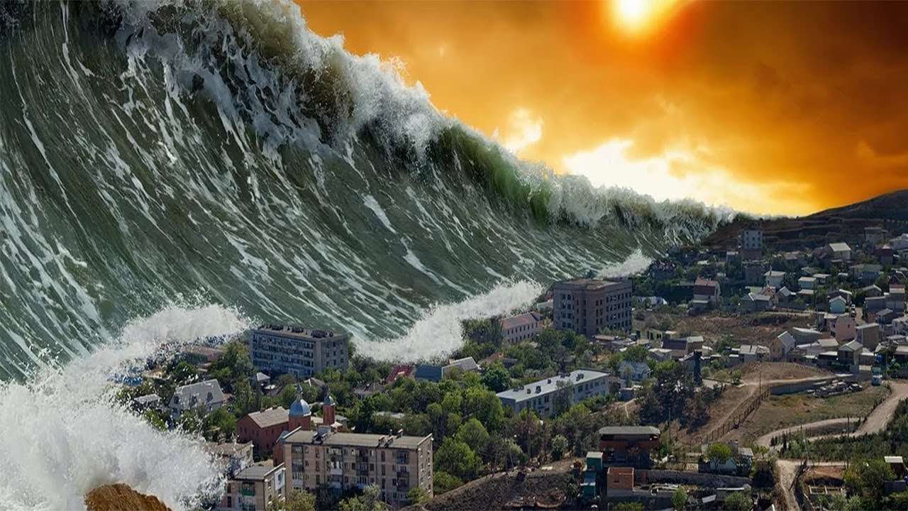 fala tsunami puzzle online ze zdjęcia