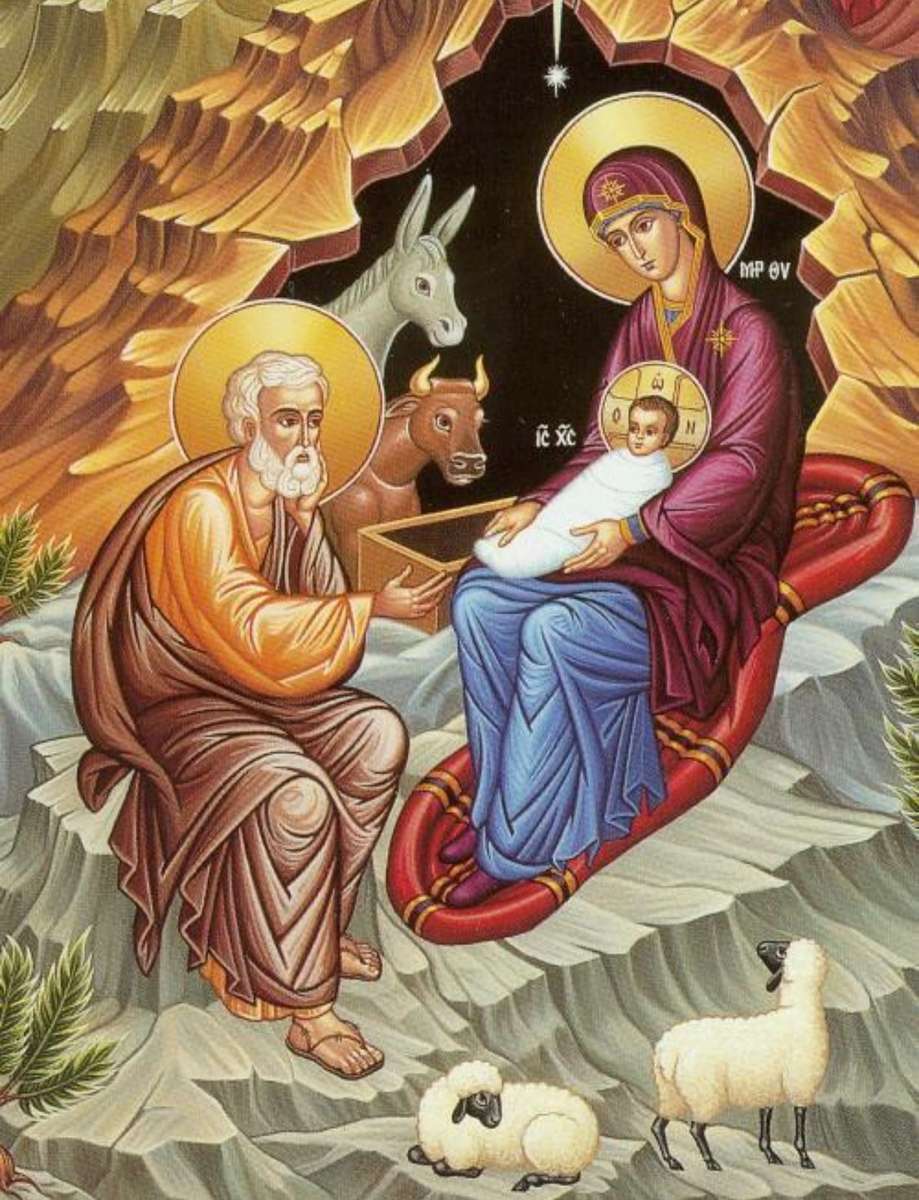 Ikona Narodzenia Jezusa Chrystusa puzzle online