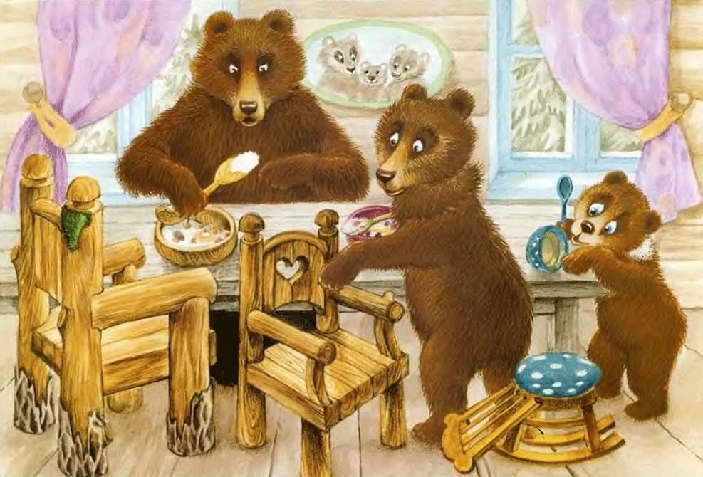 Niedźwiedzie z bajki puzzle online