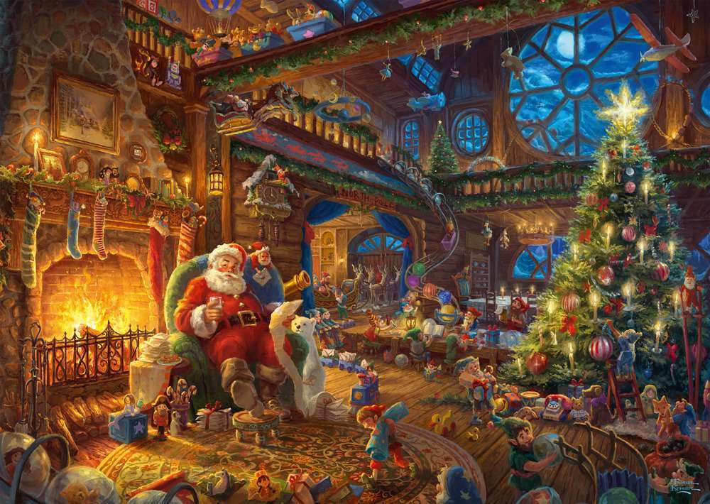 Mikołaj święty i prezenty puzzle online