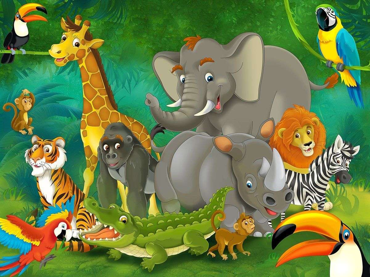 Zwierzęta z zoo puzzle online