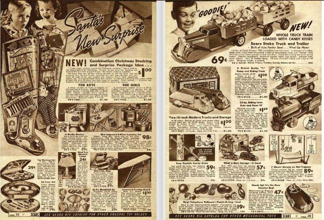 Katalog bożonarodzeniowy Searsa 1942 puzzle online