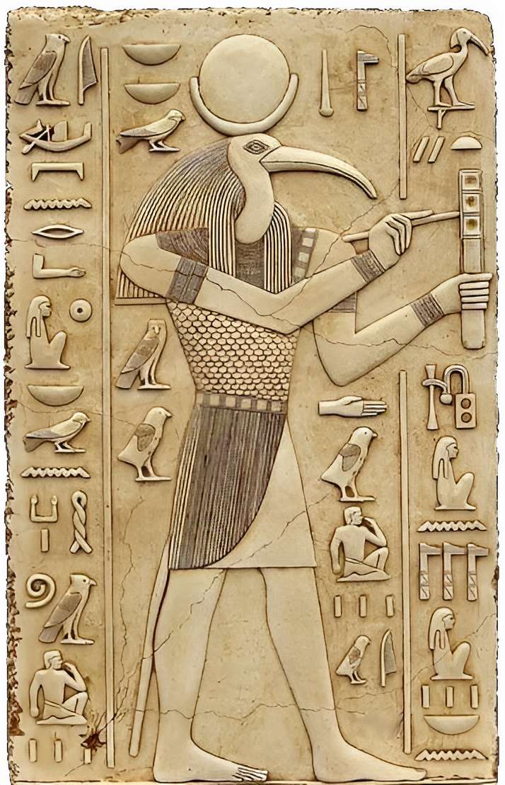 Toth, egipski: Ḏḥwtj puzzle online ze zdjęcia