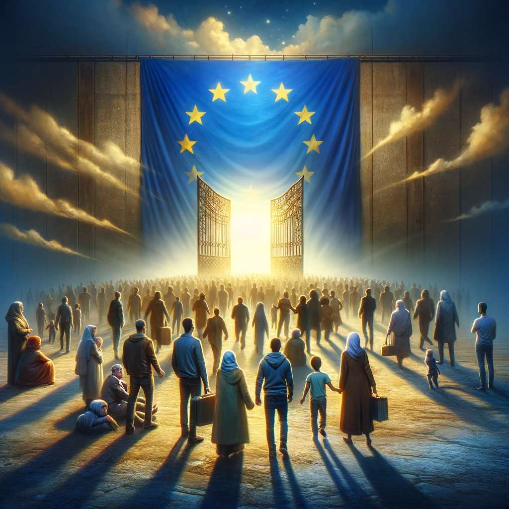 Porozumienie imigracyjne UE puzzle online ze zdjęcia