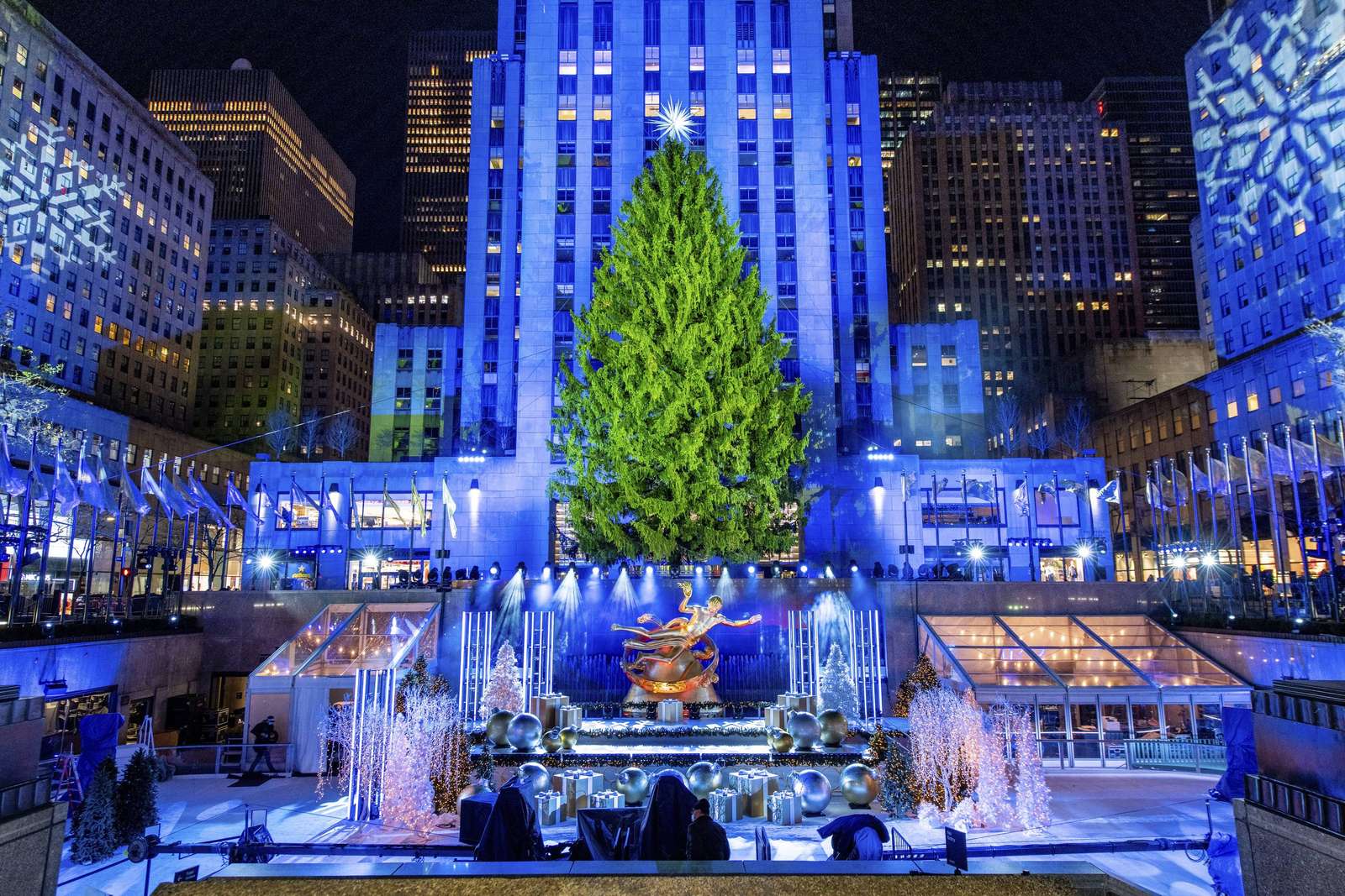 Boże Narodzenie w Nowym Jorku puzzle online ze zdjęcia