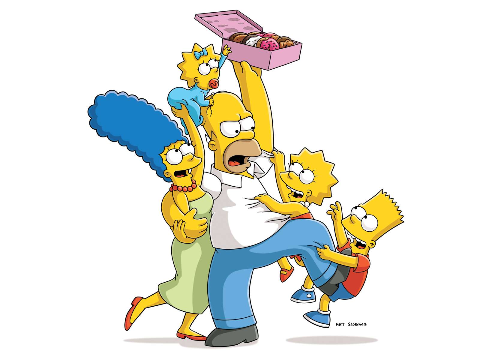 rodzina Simpsonów puzzle online