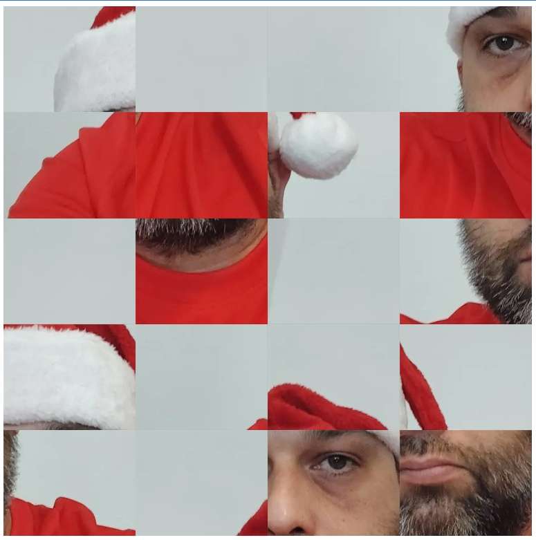 GRA PUZZLE Weihnachtsmanna puzzle online