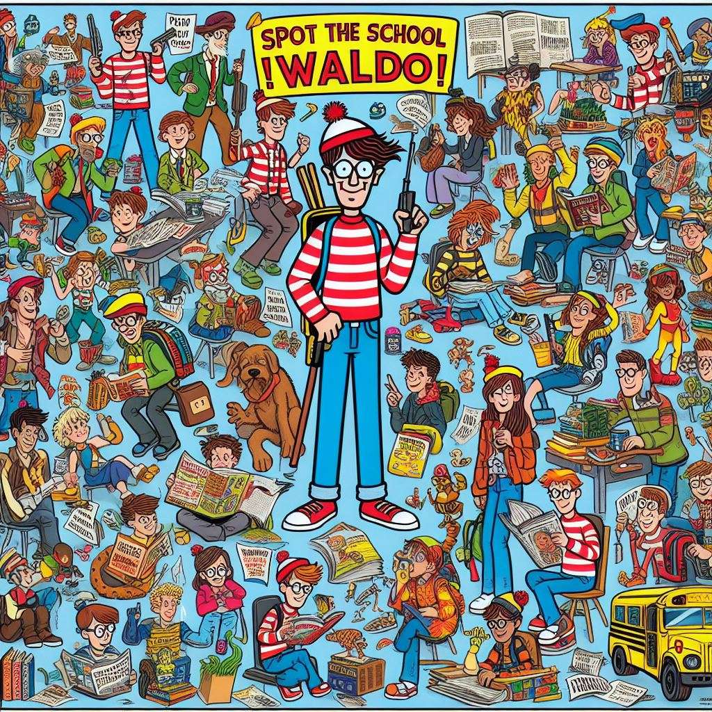 Przeklęty Waldo puzzle online