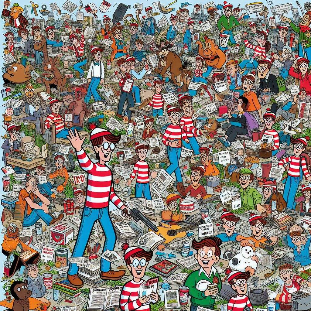 Waldo oszalał! puzzle online