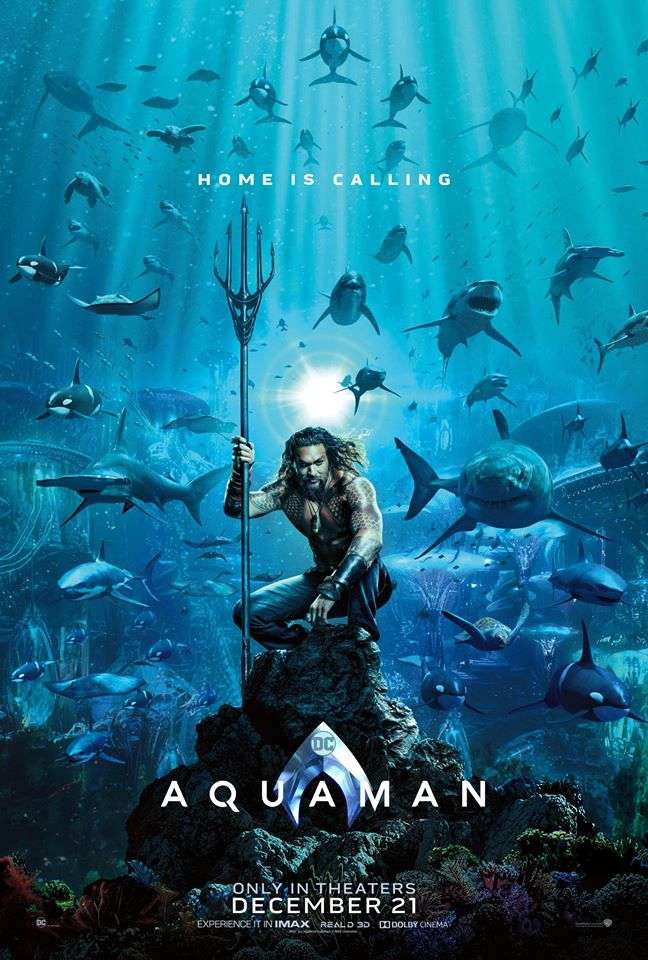 Plakat filmu Aquaman puzzle online ze zdjęcia