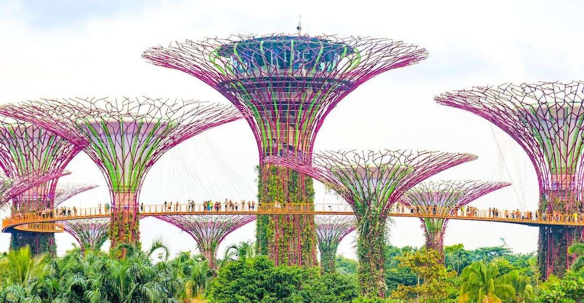 Singapurskie ogrody nad zatoką puzzle online