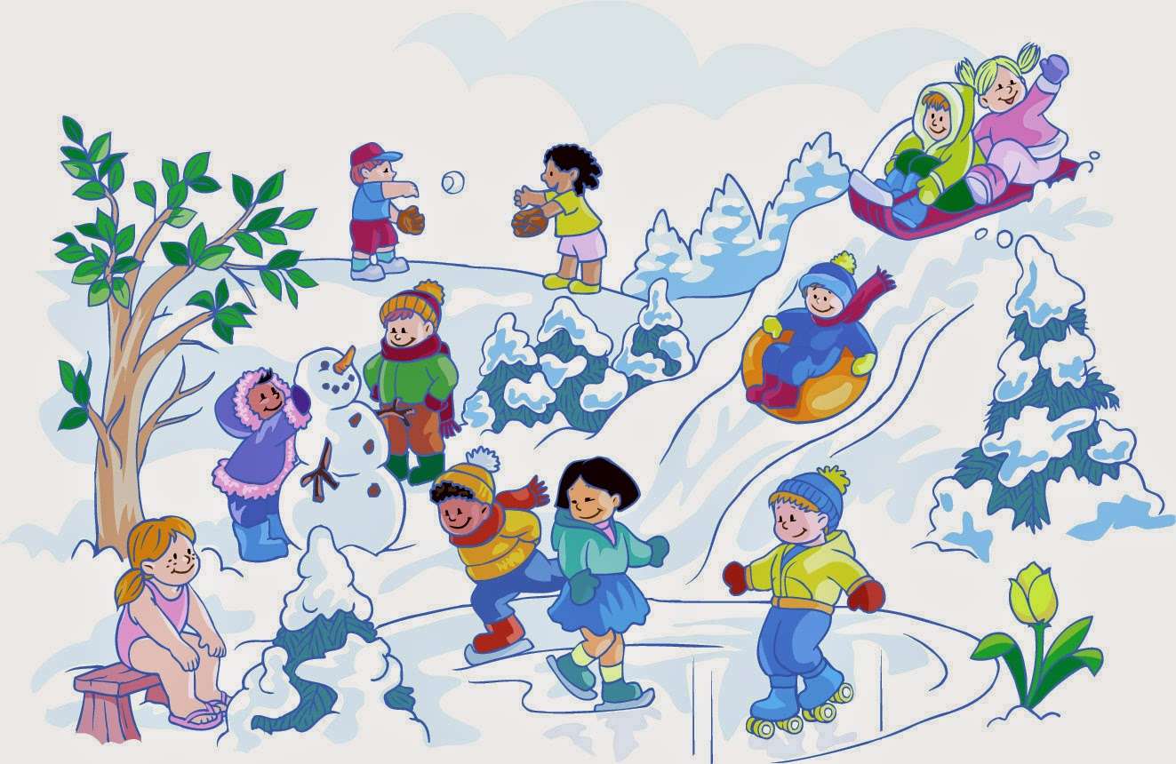 Sporty zimowe puzzle online ze zdjęcia