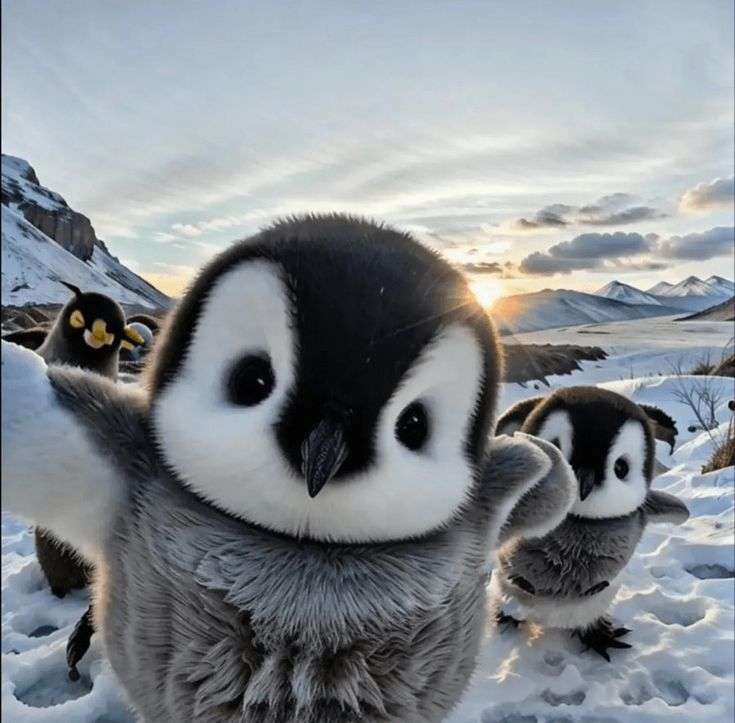 pingwiny puzzle online ze zdjęcia
