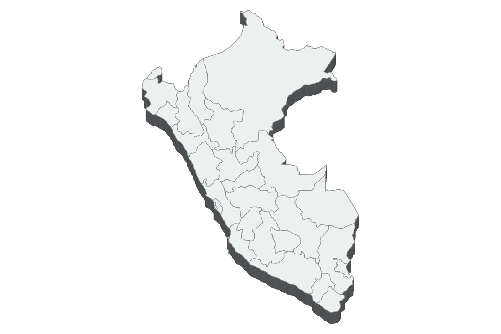 Mapa Peru puzzle online