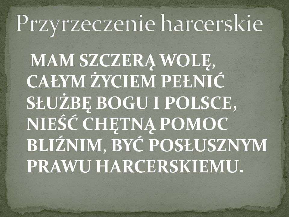 Przyrzeczenie puzzle online ze zdjęcia