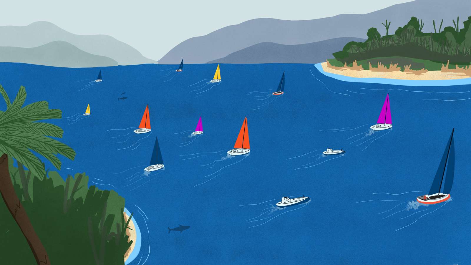 Wyścig łodzi puzzle online ze zdjęcia