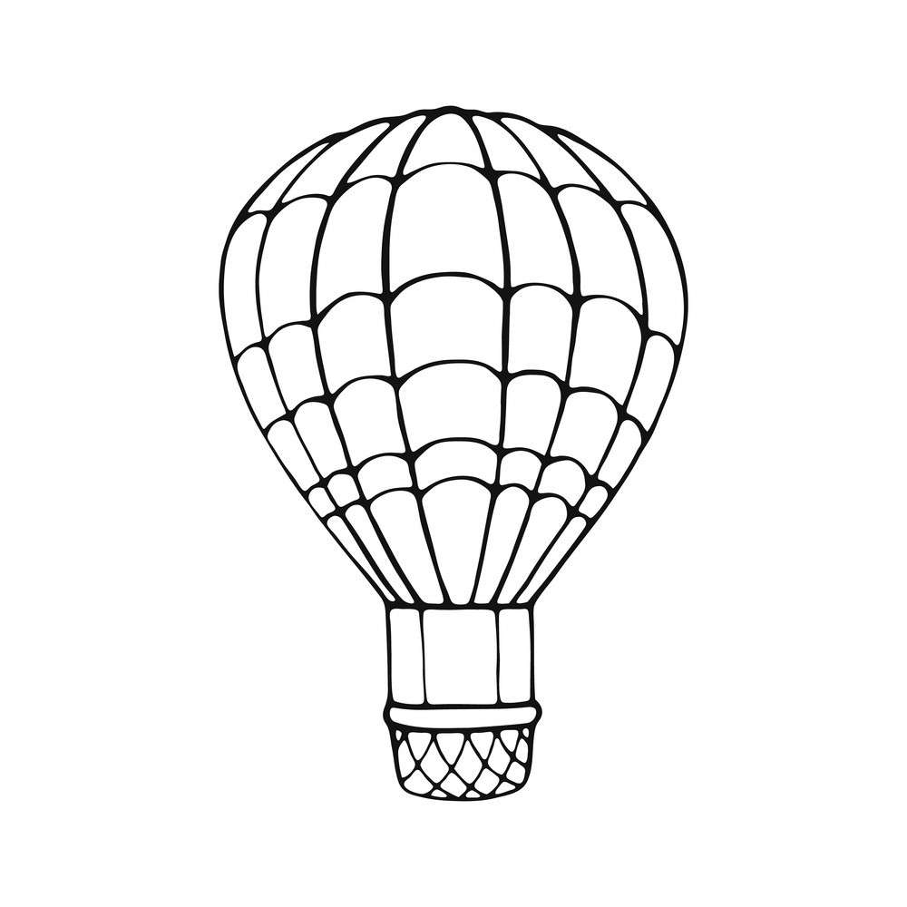 Balon na gorące powietrze puzzle online ze zdjęcia