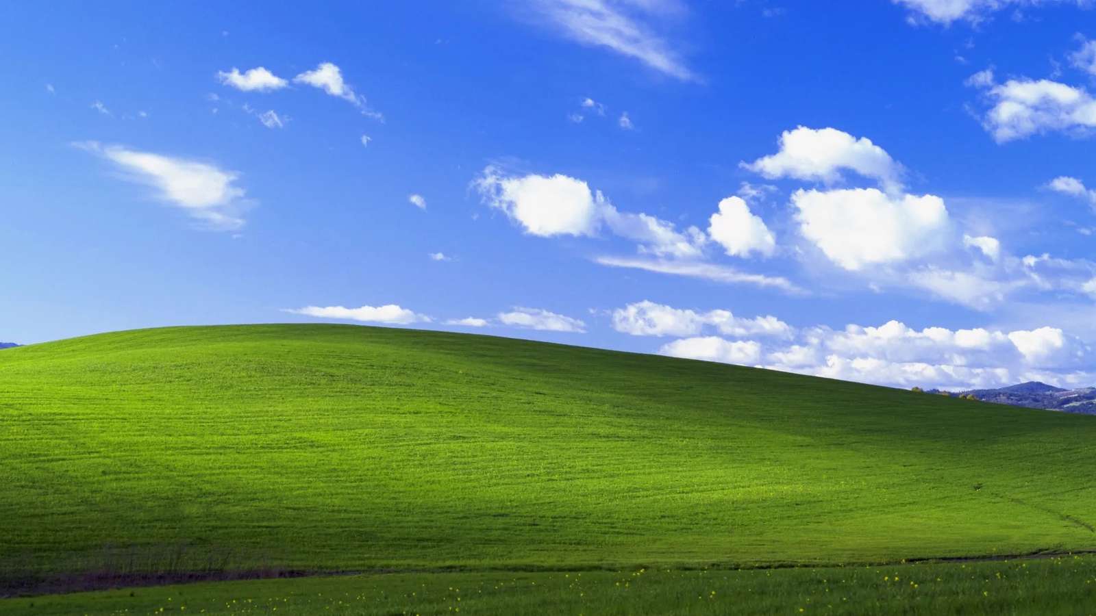 Tapeta Windows XP dla Bliss puzzle online ze zdjęcia