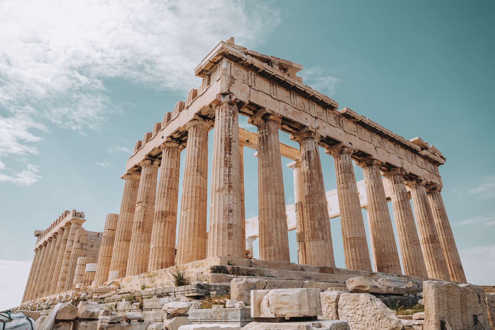 Układanka Partenon puzzle online ze zdjęcia