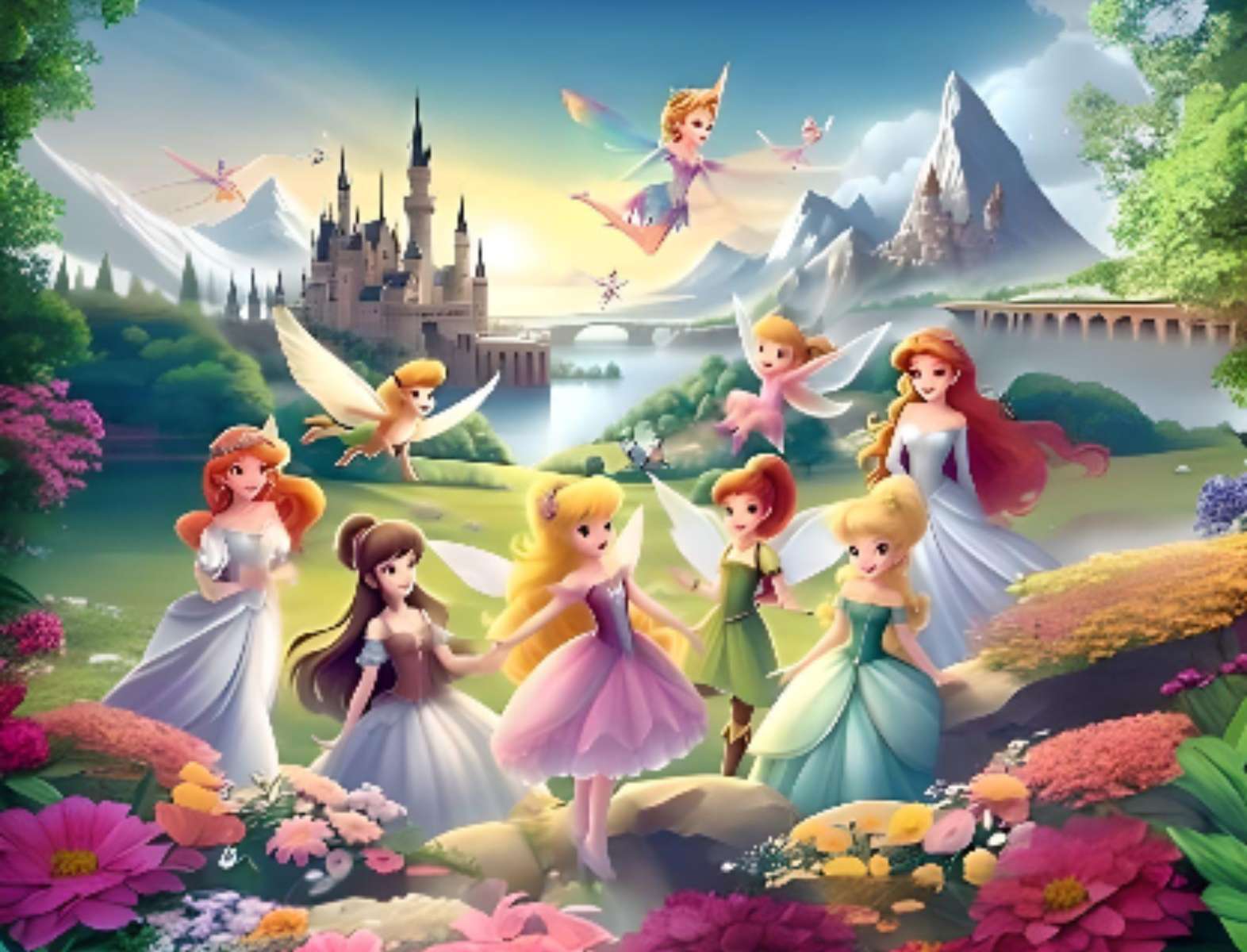 Hadas i Princessas puzzle online ze zdjęcia