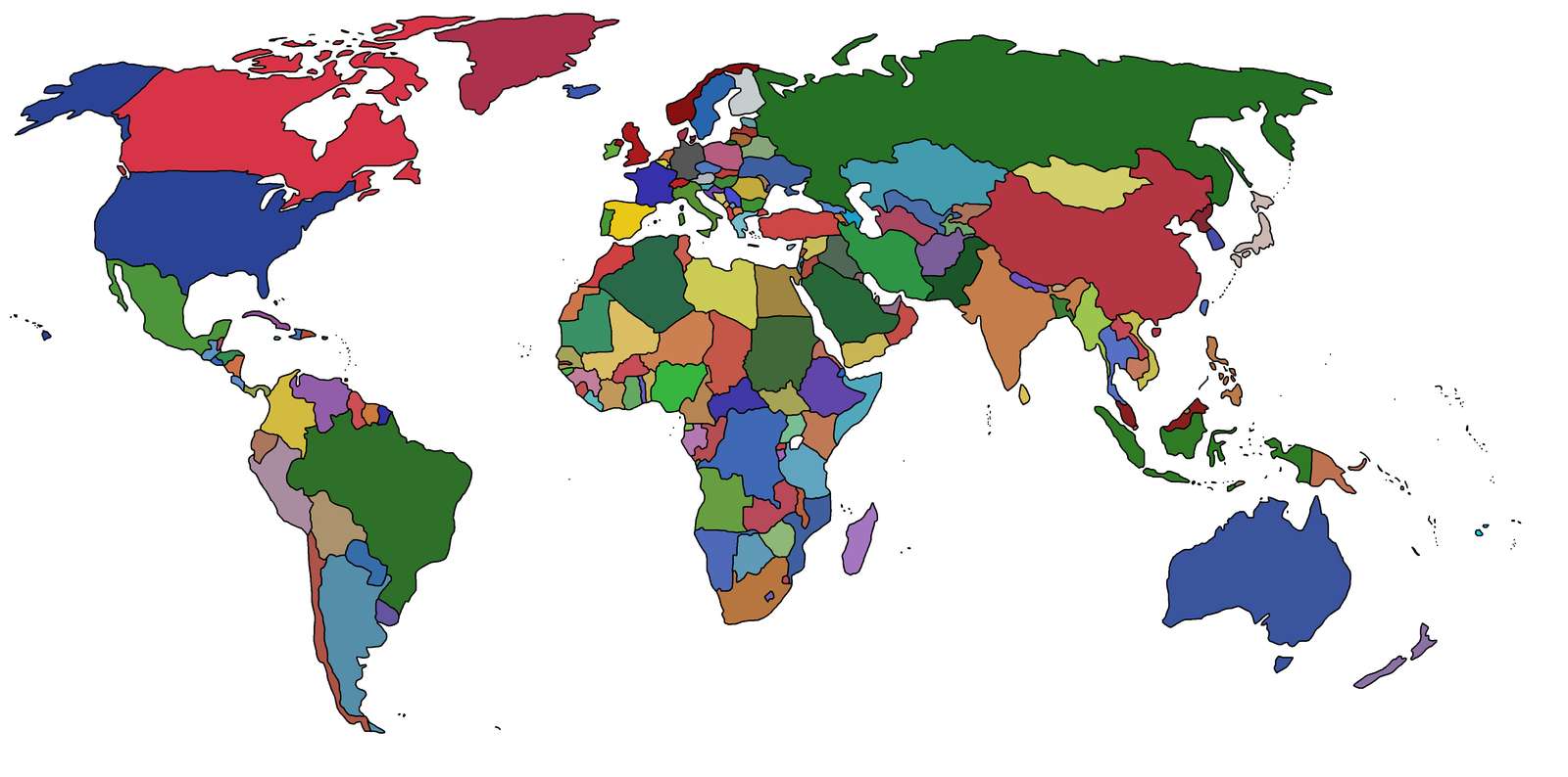 kolor świata puzzle online