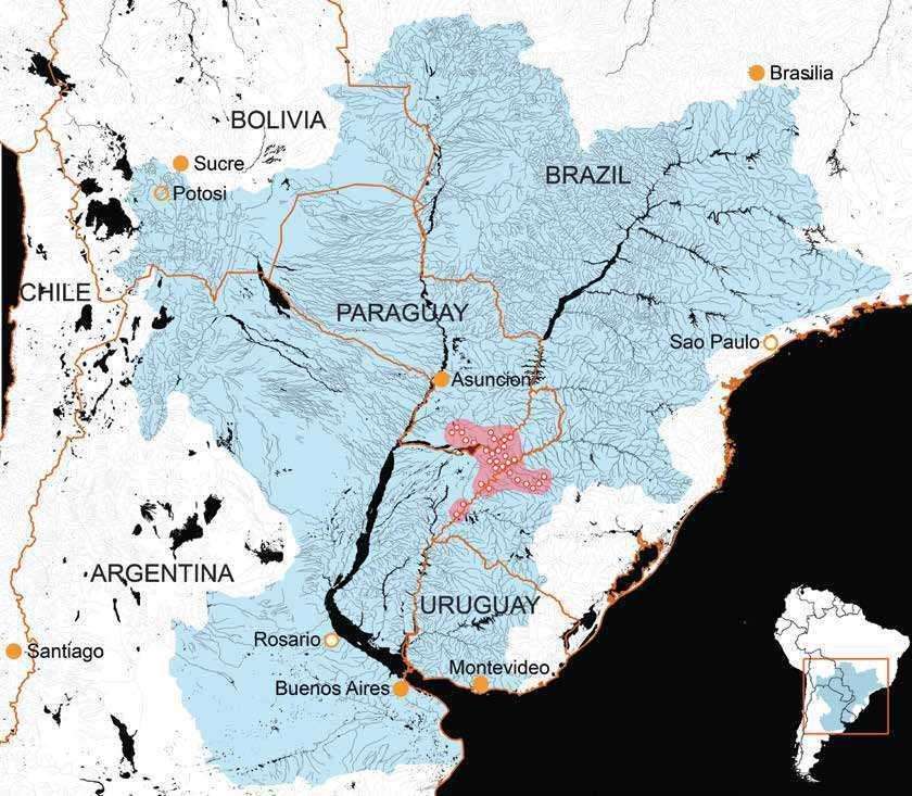 mapa guarani puzzle online ze zdjęcia