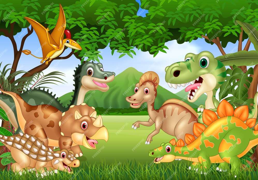 Dinozaur puzzle online