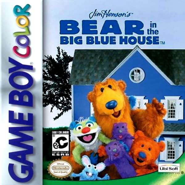 Niedźwiedź Duży Niebieski Dom puzzle online ze zdjęcia