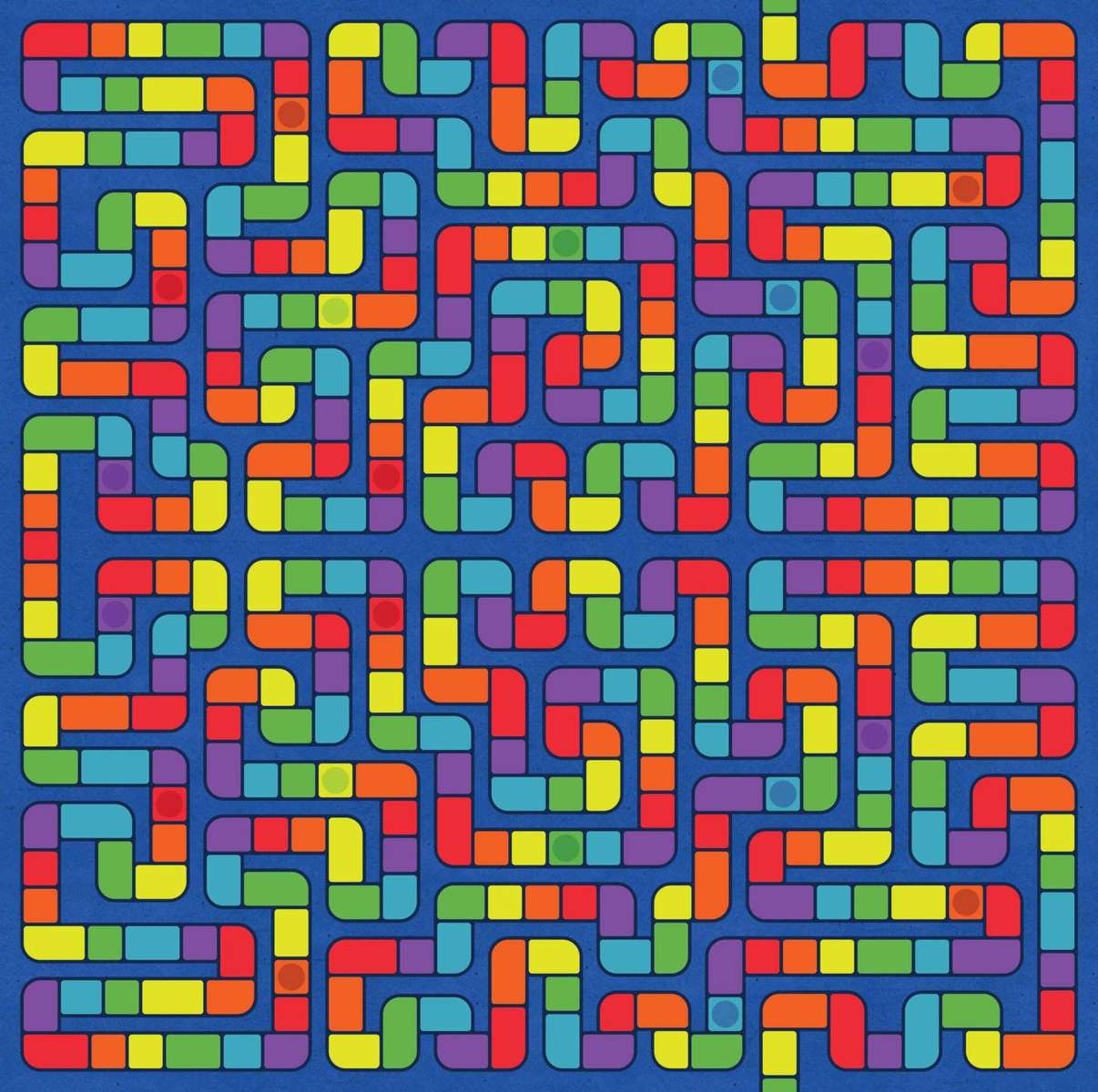 Wzór labiryntu puzzle online ze zdjęcia